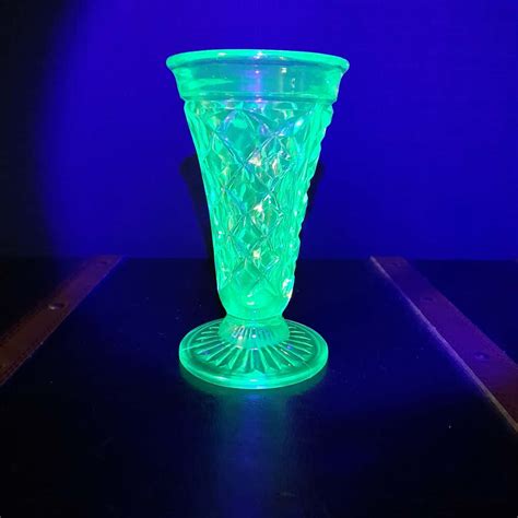 Vintage Uranium Glass Vase(s)
