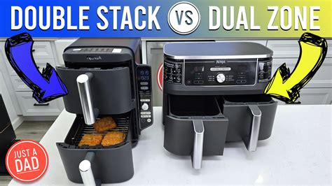 Watch Ninja 10 QT Air Fryer Comparison& Double Stack vs Dual Zone on ...