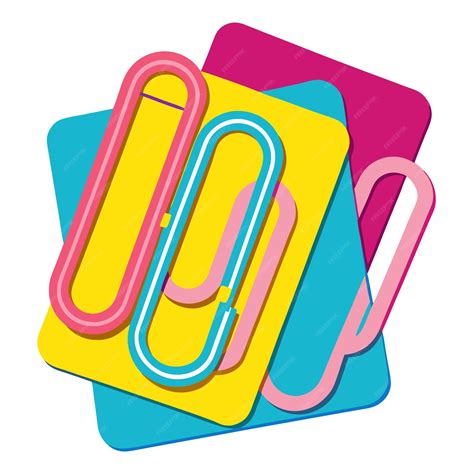 Paper clips clipart vector art and illustration | Premium AI-generated ...