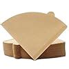 Supvox® 100 Counts Coffee Filter Paper for Brewing Coffee Natural ...