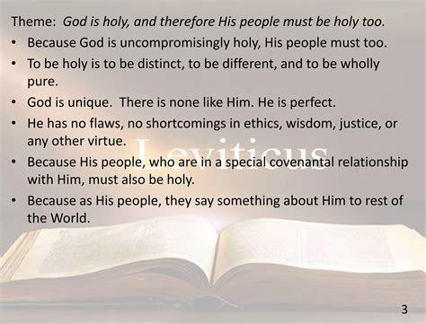 Session 06 Old Testament Overview - Leviticus | PPT