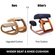 Buy VEVOR Ergonomic Kneeling Chair Heavy Duty Better Posture Kneeling ...
