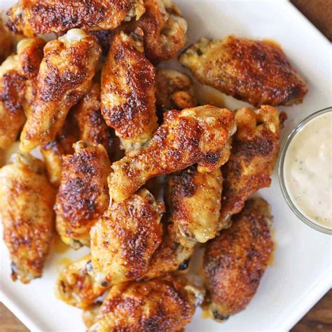 Oven Baked Chicken Wings Healthy Chicken Wing Recipe