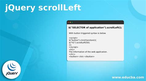 jQuery scrollLeft在jQuery | | scrollLeft方法是如何工作的例子 - 金博宝官网网址