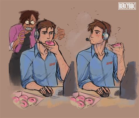 invisigal and robert robertson (dispatch) drawn by bercybbc | Danbooru