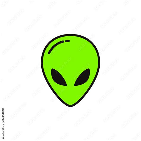 Alien Icon Stock Vector | Adobe Stock
