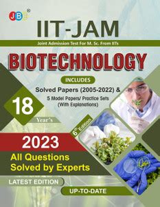 IIT JAM Biotechnology Book For 2023, 18 Previous IIT JAM Biotechnology ...