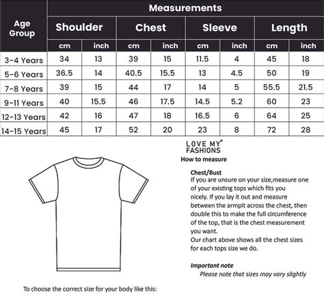 Youth Medium T Shirt Size Chart Transfer Design Sizes & Placement Tips