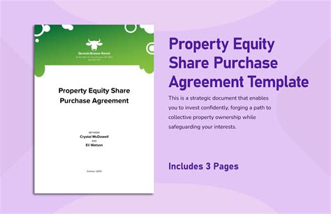 Property Equity Share Purchase Agreement Template in Word, PDF, Google ...