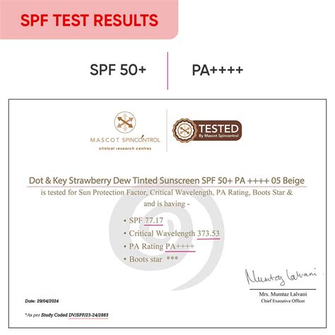 Tinted Sunscreen with SPF 50 & Strawberry Dew by Dot & Key
