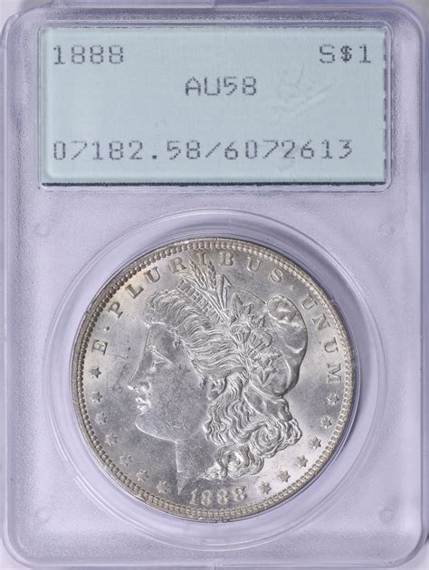 1888 Morgan Silver Dollar PCGS AU-58 OGH (1st Gen) (Item 1764365 ...