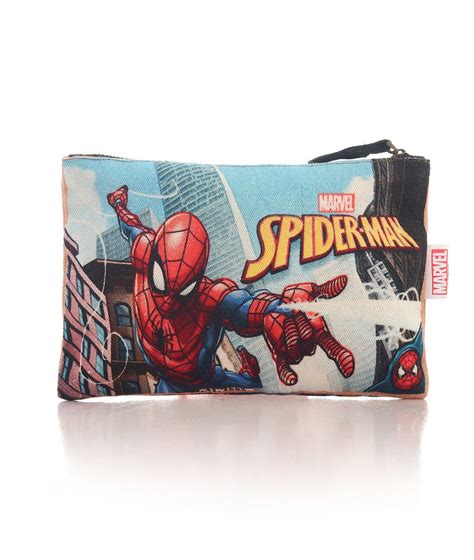 Disney Spidey Multi Color Cotton canvas Accessories Pouch – Pluchi Online