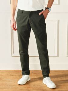 Dennis Lingo Slim Fit Men Green Trousers - Buy Dennis Lingo Slim Fit ...