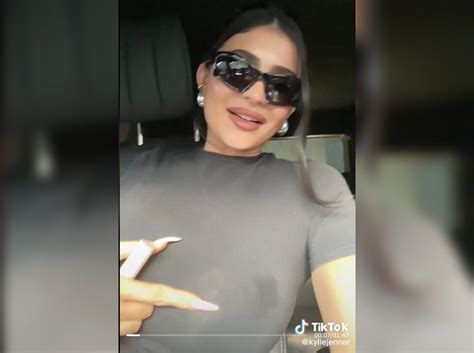 Kylie Jenner Leaks Breast Milk In Latest TikTok