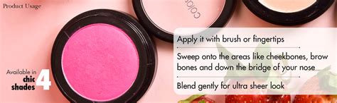 Buy COLORESSENCE Satin Smooth Highlighter Natural Pearl Finish Face ...