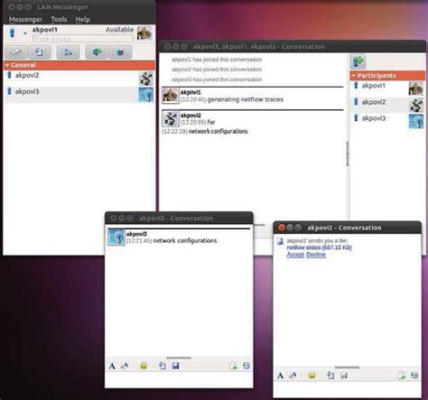 LAN Messenger Tutorial 的图像结果
