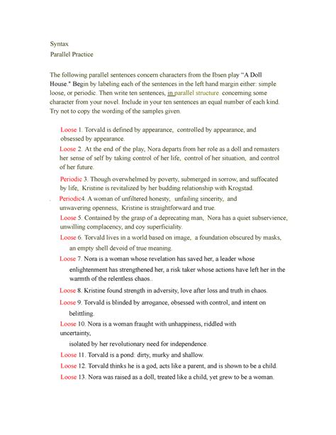 Image result for Examples of a Parallel Syntax in Literary