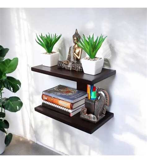 Set Top Box & Modem Wall Mount: Space-Saving Wooden Stand for Home ...