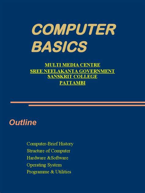Computer Basics PDF 的图像结果