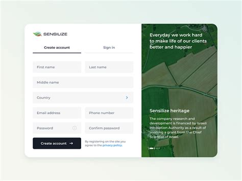 Image result for CreateAccount Form Designs