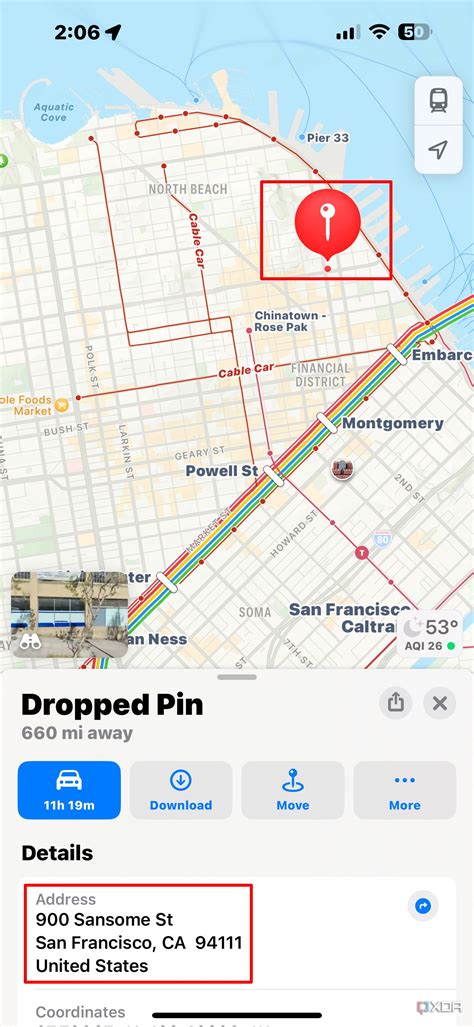 How to drop a pin on iPhone in Apple Maps