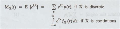 Image result for Moment-generating Function Properties