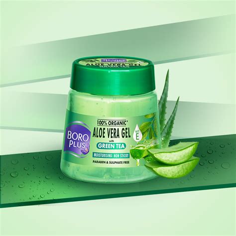 BoroPlus Aloe Vera Gel - (Green Tea) 200 ml – Boroplus healthy skin