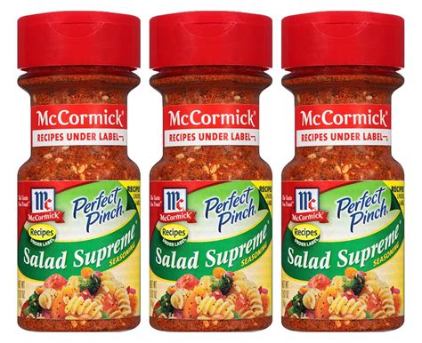 Amazon.com: McCormick, Perfect Pinch, Salad Supreme Seasoning, 2.6oz ...