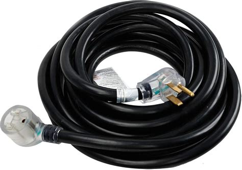 25ft 50Amp Welder Extension Cord, 8AWG Heavy Duty Industrial NEMA 6-50P ...