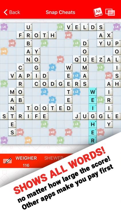 Snap Cheats - for Word Chums by Firecracker Software