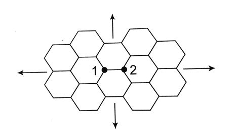 The given infinite grid consists of hexagonal cell of six resistor each ...