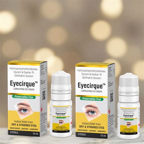 Eyecirque Preservative Free Lubricating Eye Drops for Instant Relief F ...