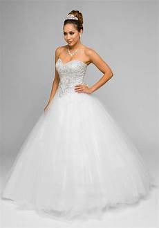White Wedding Dress by White Beaded Bodice Strapless Gown Wedding Dress With White Wedding Dress