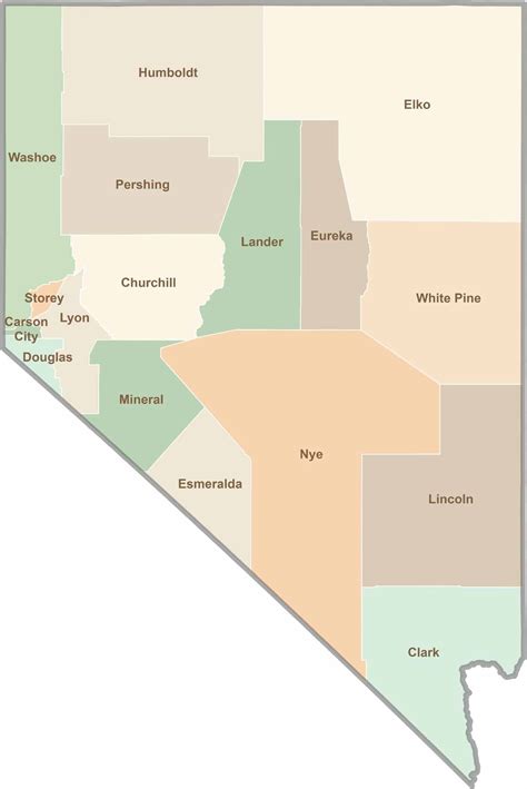 Washoe County Map, Nevada - US County Maps