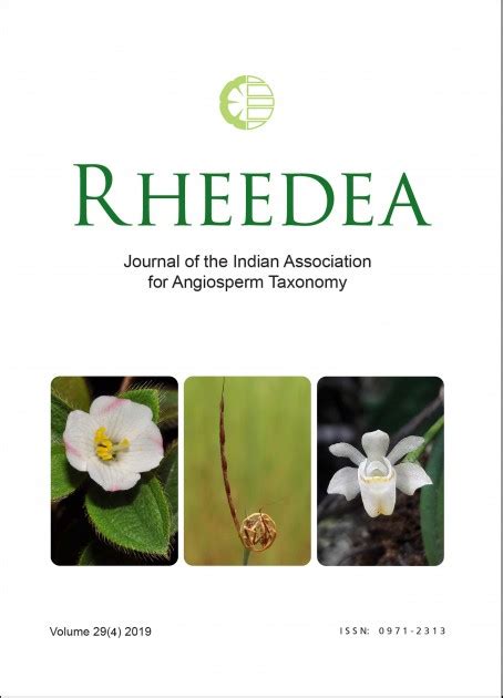 Vol. 29 No. 4 (2019): Rheedea | Rheedea