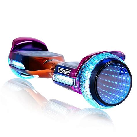 UBOARD Infinity Hoverboard Translucent Shell, Infinity Wheels(R), LED ...