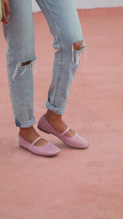 Elise Pink Ballerinas – Monrow Shoes