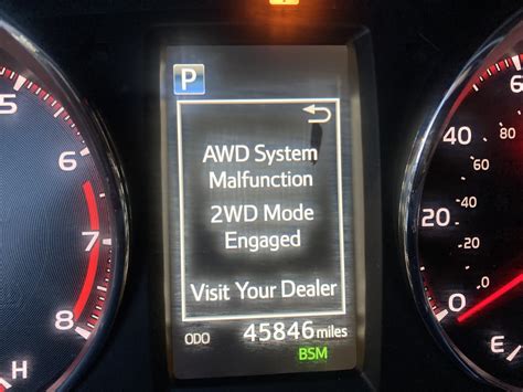 How to Fix Awd System Malfunction 2Wd Mode Engaged • The Car How