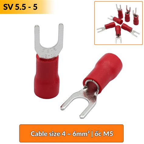 Đầu Cos Y Đỏ SV1.25-3 (gói 50 cái) - Nshop