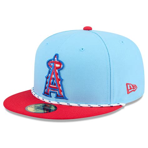 Los Angeles Angels New Era 2025 Fourth of July 59FIFTY Fitted Hat ...