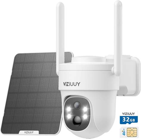 Amazon.com : LongPlus No WiFi Security Camera, 4G LTE Cellular Security ...