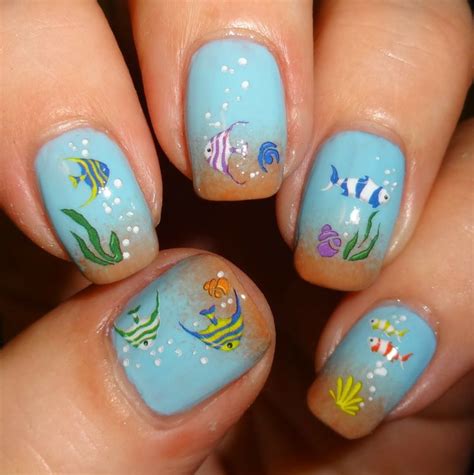 fish nail art