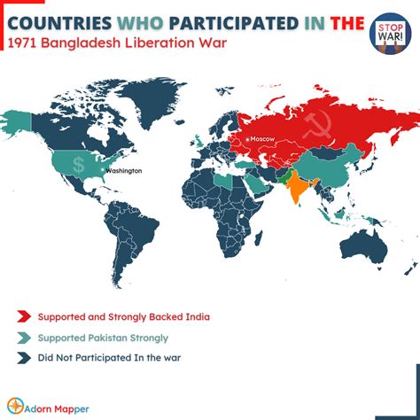 1971 Bangladesh On Map