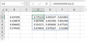 Image result for How to Use Randarray Function in Excel