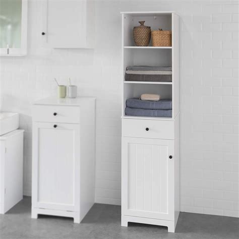 Floor Standing Tall Bathroom Cabinet - Semis Online