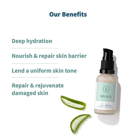 Meola India Swiss Glacier Serum - Hydration, Barrier Repair, and ...