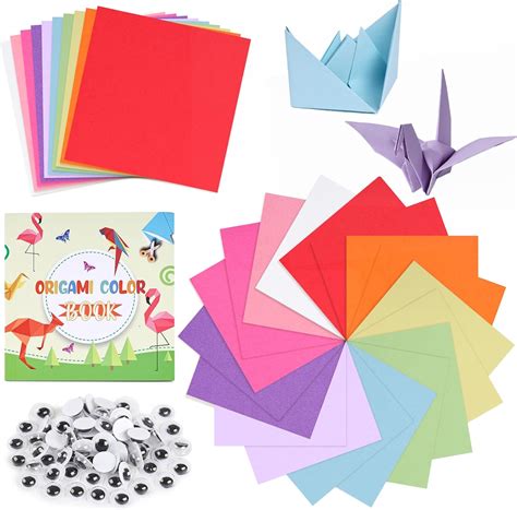 Amazon.com : Koogel Colored Origami Kit, Includes 120 Sheets 6 x 6 ...