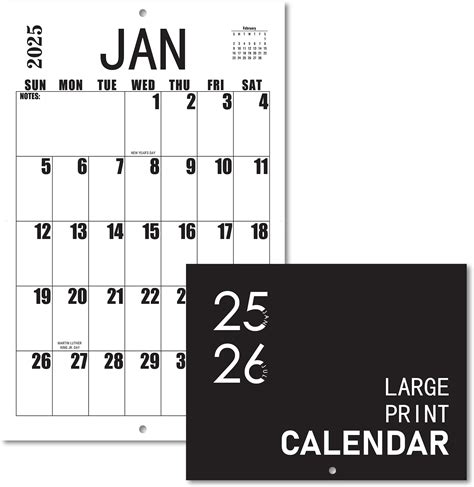 Amazon.com: Large Wall Calendar 2025，Big Wall Calendar Runs From ...