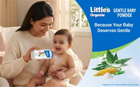 Buy Little's Organix Gentle Baby Powder I Enriched wIth Organic ...