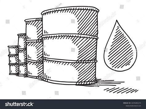 Barrel Of Oil Drawing at Micheal Wilder blog